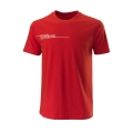 Wilson Tennis Tshirt Team II Tech Crew 2021 red Men